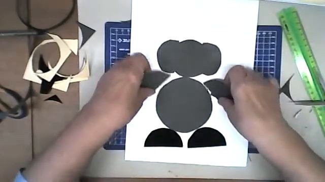 Мастер-класс по изготовлению аппликации Чебурашка.