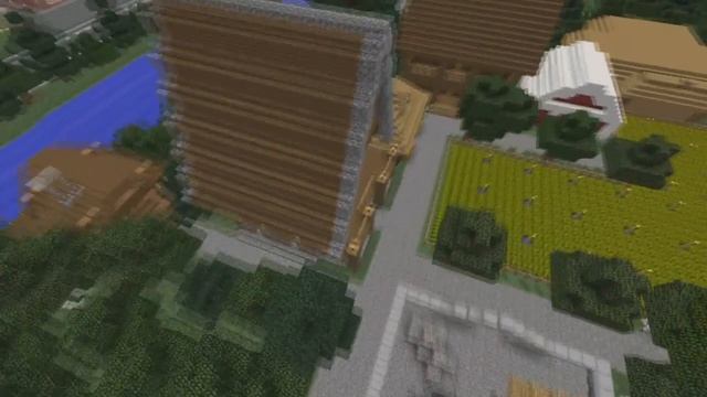 Мини город в Майнкрафт на ПК. смотреть онлайн