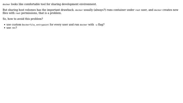 Is it possible to use `docker` volumes in development with host user permissions? смотреть онлайн