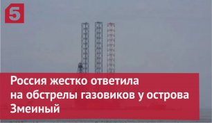 Россия жестко ответила на обстрелы газовиков у острова Змеиный
