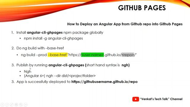 Publishing Angular to github pages смотреть онлайн