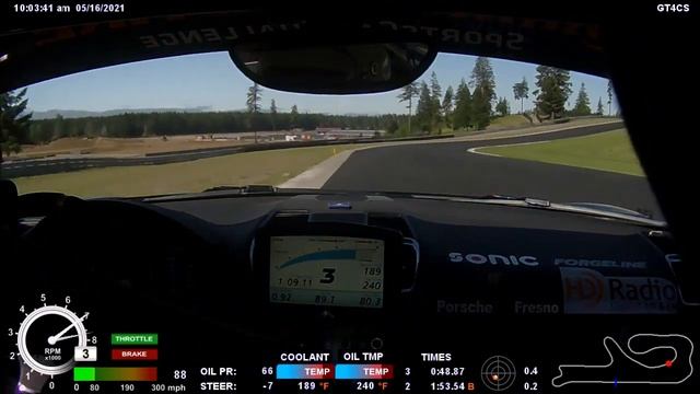 2016 Porsche GT4 Clubsport on the new pavement at Ridge Motorsports Park смотреть онлайн