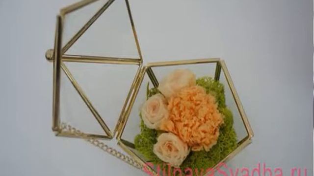 Флорариумы для колец на свадьбу смотреть онлайн