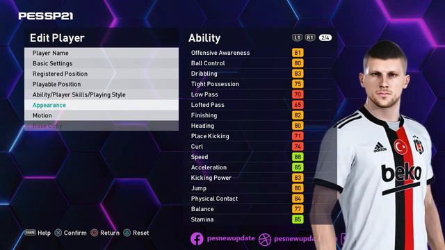 Pes 2021 Option File | PS4 and PS5 2023/2024 | Patch 23/24 | Transfer Update Football