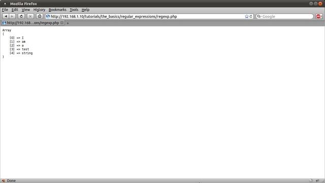 PHP Basics: Regular Expressions