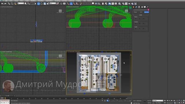 Визуализация квартиры сверху в 3d max - Визуализация плана квартиры