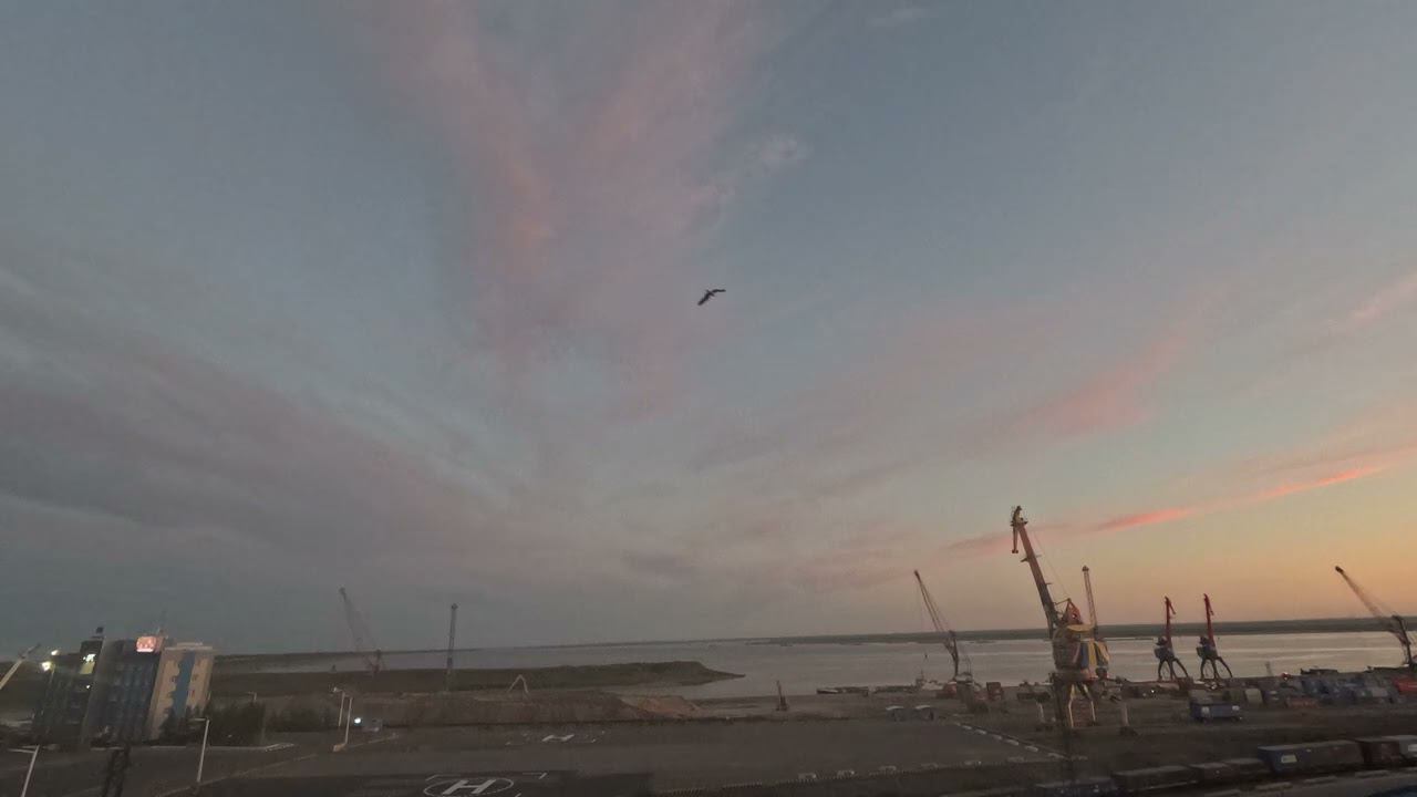 GoPro11 / Dudinka Port Timelapse / 2023 august смотреть онлайн