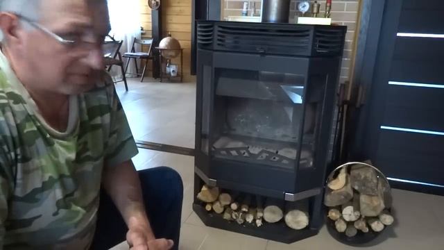 Печь камин с водяным контуром Мета Ангара 12  отзыв