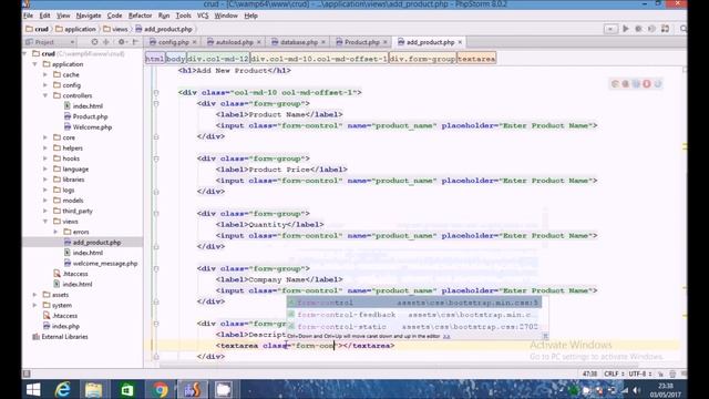 Codeigniter PHP CRUD Tutorial (1/4) - Insert Records in Database