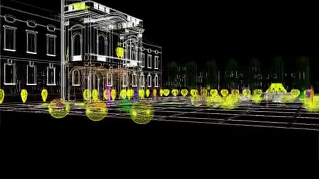 Aug.2007 - Square - Dialux 3d Wireframe www.tecnoluce.eu
