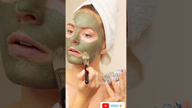 Green Tea face mask younger  skin glowing face |        #shorts #youtubeshorts #greenmask #skincare