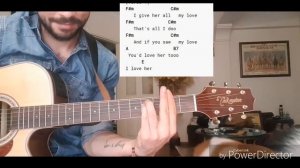 The Beatles-And I Love Her chords for beginners