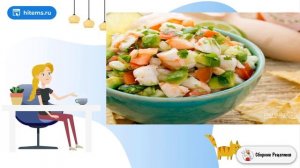 Салат из морепродуктов с авокадо. Домашние простые рецепты с фото