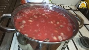 Фасоль на зиму в томате. Жизнь в деревне.