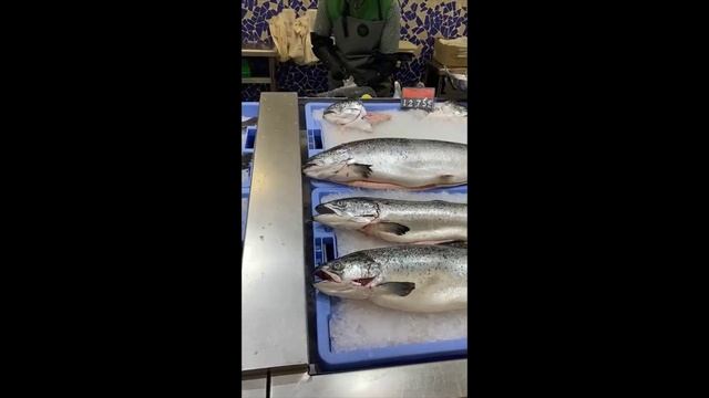 Тенерифе. Рыбный отдел в торговом центре