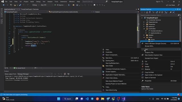temp data in asp.net
