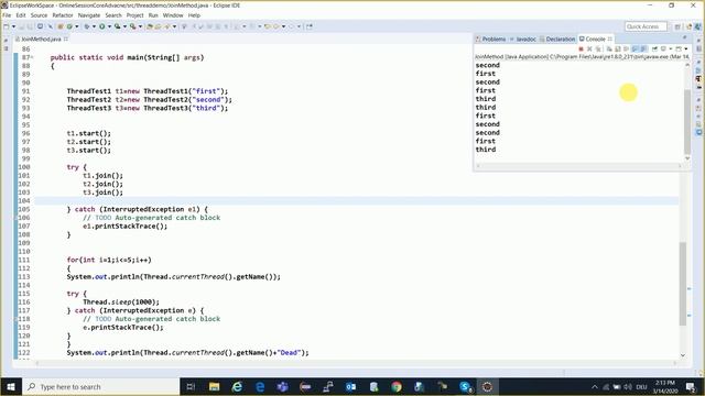 Core Java Online Training Session 134 |  Java Tutorial in Hindi | Java Tutorial For Beginners
