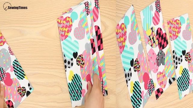 DIY Easy & Fun Accordion Pouch | 5 Pockets Pouch Bag Sewing Tutorial [sewingtimes]