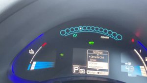 Nissan Leaf 2016 30 S SOH 85. Слежение за полосой