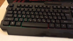 Клавиатура KD-613 игровая с подсветкой (Лента)