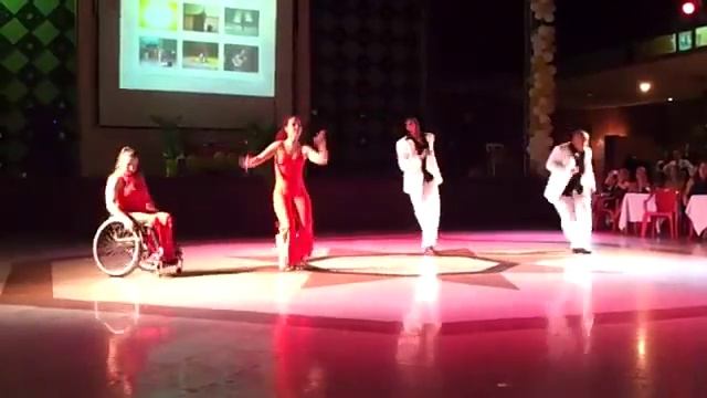 Wheelchair Dance- Samba of Brazil- samba de gafieira em cadeira de rodas смотреть онлайн