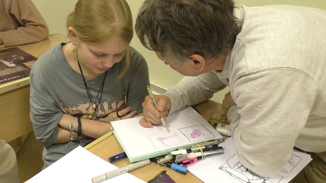 Урок скетчинга в 9к