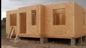 Строительство Каркасного Дома из сип панелей 8×9м