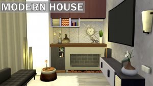 ДОМ В СТИЛЕ МОДЕРН | THE SIMS 4 | Без CC | The Sims 4 Stop Motion Build | Строительство в Симс 4