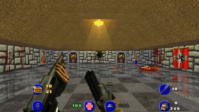 Brutal Wolfenstein 3D v5.0 (PC) - All Weapons Demonstration