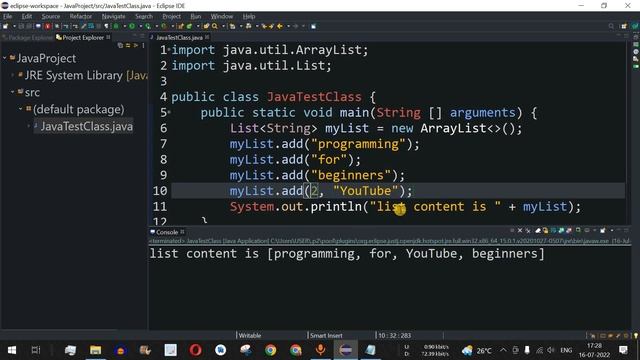 Java Tutorial #47 - Java List Interface with Examples (Collections)