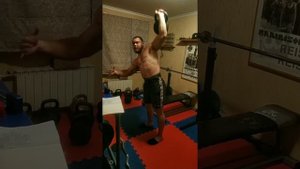 жим Гири 50 кг на 16раз. личный рекорд