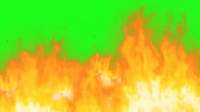 футаж огня, огонь на зелёном фоне смотреть онлайн