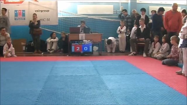 Taekwondo WTF. Первенство МЦ Галерис 26.01.2014 Рыбаков-Баротов смотреть онлайн
