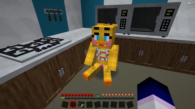 Destroying Chica's Party World! Minecraft FNAF Roleplay смотреть онлайн
