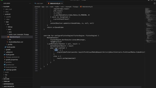 How to trim videos in flutter