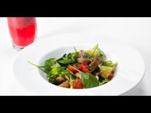 Салат с жареной моцареллой | Дежурный по кухне