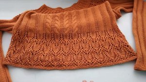 Джемпер на круглой кокетке снизу! ??? Апельсинка Спицами