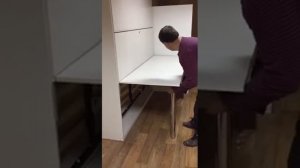 Плазио. Кровать шкаф - 3 in 1. Шкаф кровать, бельевой ящик, письменный стол.