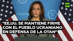 Kamala Harris: "EE.UU. se mantiene firme con el pueblo ucraniano en defensa de la alianza de la OTAN