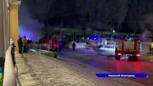 Пожар в парке "Швейцария"