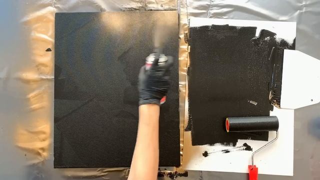 Как сделать ИНТЕРЬЕРНУЮ КАРТИНУ за 10 минут при помощи строительного валика - мастер-класс смотреть онлайн