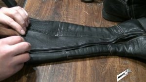 Как вставить клинья в голенище  ремонт обуви shoe Repair