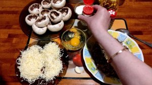 ЭТО ПОТРЯСАЮЩЕ!? Фаршированные шампиньоны с сыром! БЕЗ МЯСА!