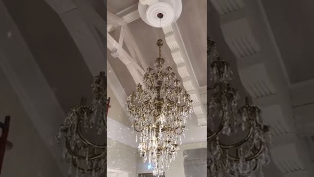 Лифт подъемник для люстры LIFTER 100 с люстрой законченный вариант смотреть онлайн