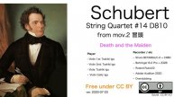2020-07-20 Schubert String Quartet #14 D.810 mov.2 (Overdubbing)