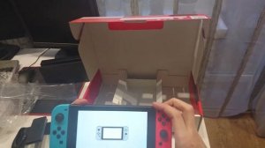 Распаковка Nintendo Switch v2. Сонибой Купил Nintendo Switch. Зачем???