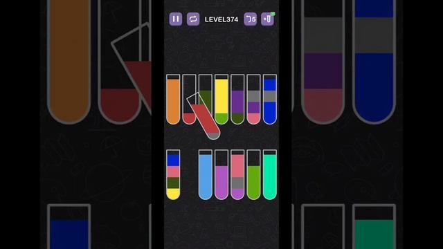 Water sort puzzle   Level 374
