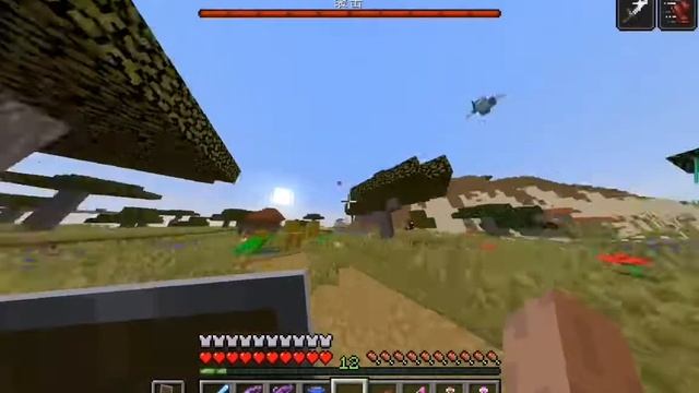 Minecraft Java edition 1.14.4.Bad omen V.Pillager Raid Battle.Hard difficulty.8 waves. смотреть онлайн