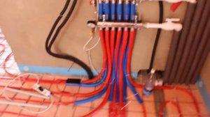 Монтаж контура теплого пола