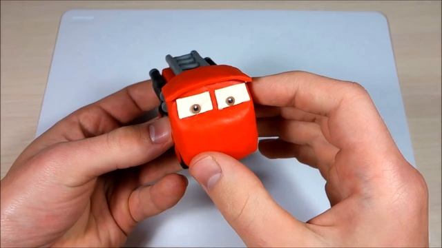 Лепим пожарную машину Шланг из пластилина. Firetruck Red In Plasticine. 카